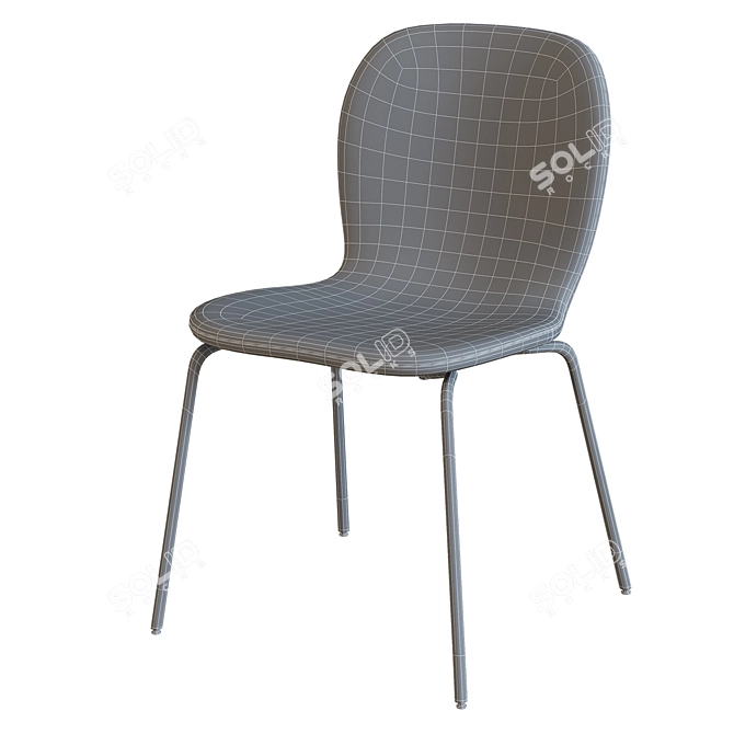 KARLPETTER Chair: Stylish IKEA Seating 3D model image 6
