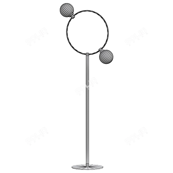 Modern Floor Lamp Design "DROPS 3D model image 2