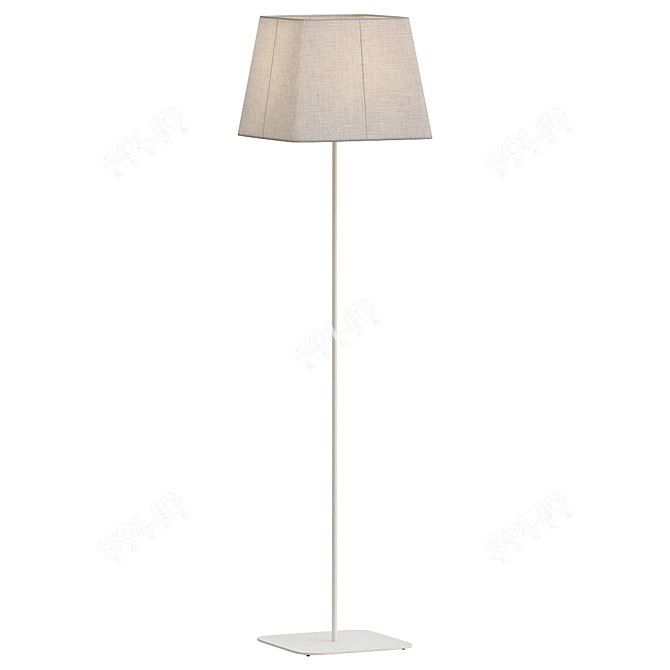 Retro Floor Lamp HENDRIX 3D model image 1