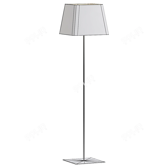 Retro Floor Lamp HENDRIX 3D model image 2