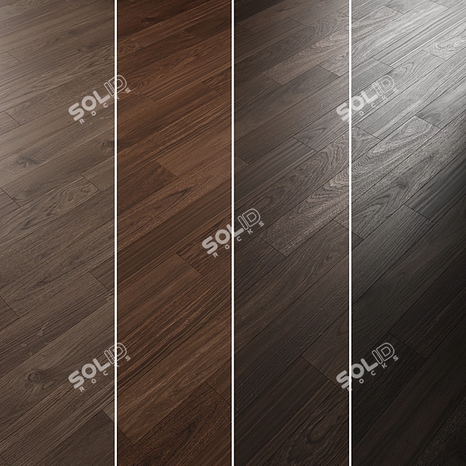  Oak Parquet Flooring Collection 3D model image 4