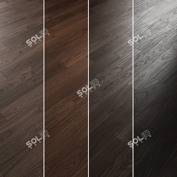  Oak Parquet Flooring Collection 3D model image 4