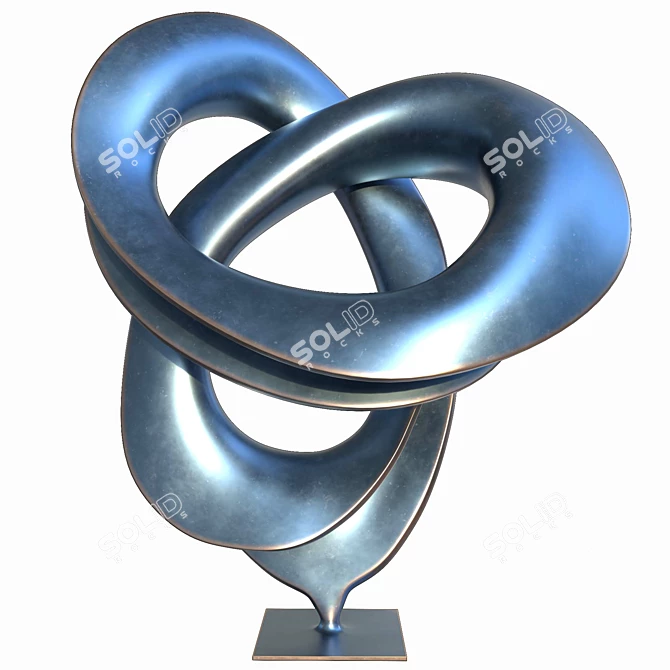 Political Spin Bronze Sculpture 3D model image 5