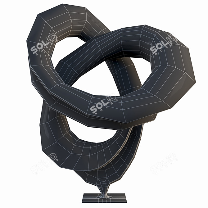 Political Spin Bronze Sculpture 3D model image 6