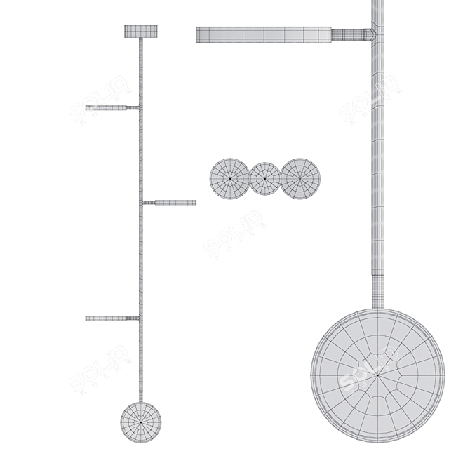 Lampatron MEDIUM LED Floor Lamp 3D model image 3