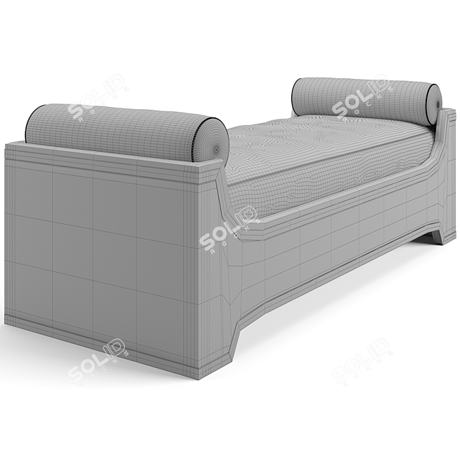 Luxury Visionnaire Bradley Ottoman 3D model image 4