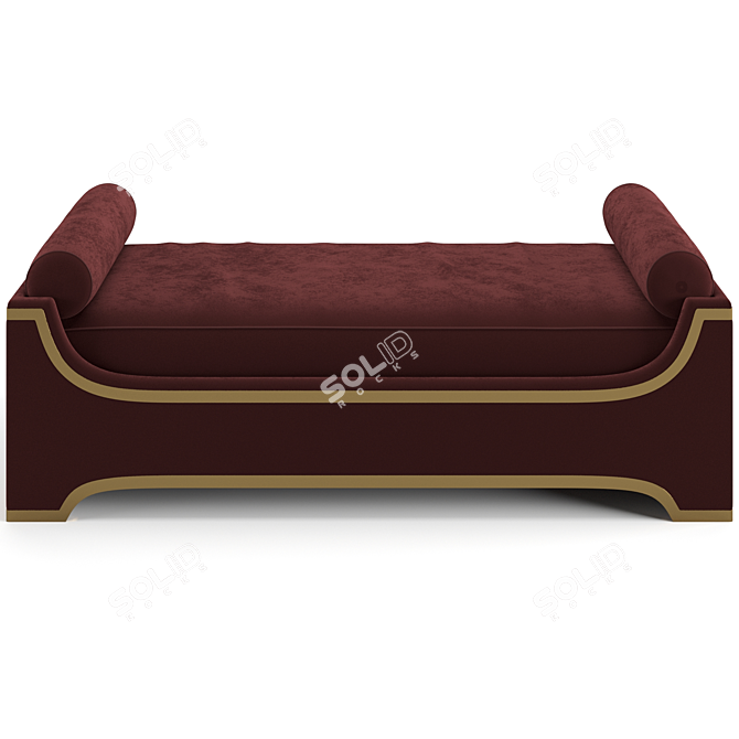 Luxury Visionnaire Bradley Ottoman 3D model image 6