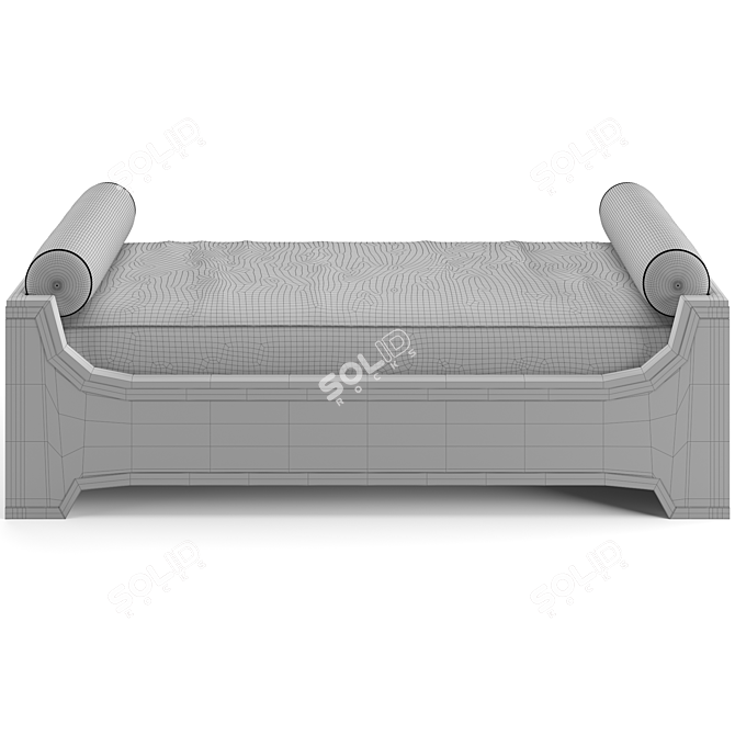 Luxury Visionnaire Bradley Ottoman 3D model image 7