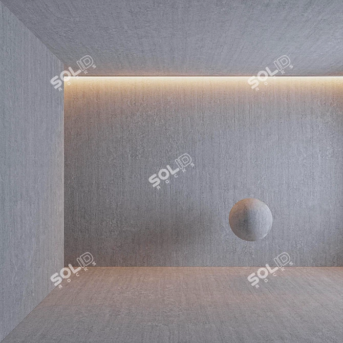  Seamless Concrete Material 6K 3D model image 1