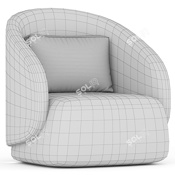 Ersa HULL HOME Armchair 3D Model 3D model image 5