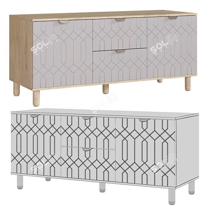  Time Deco Santiago Furniture Set 3D model image 4