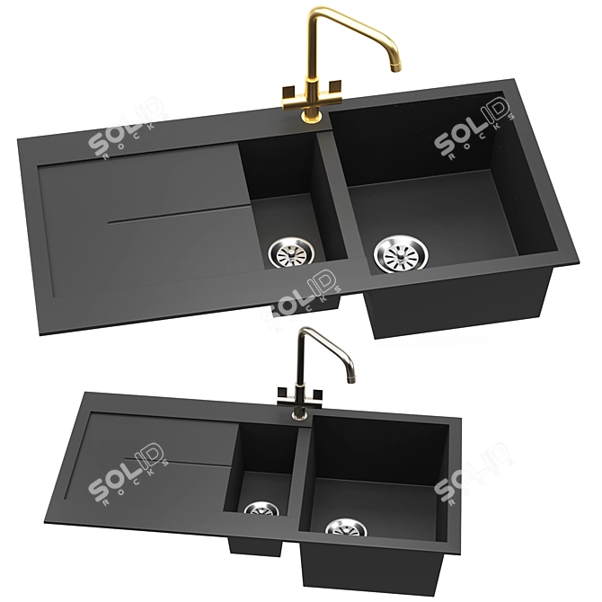 Rangemaster Scoria Sink Model - 3D_assets 3D model image 2