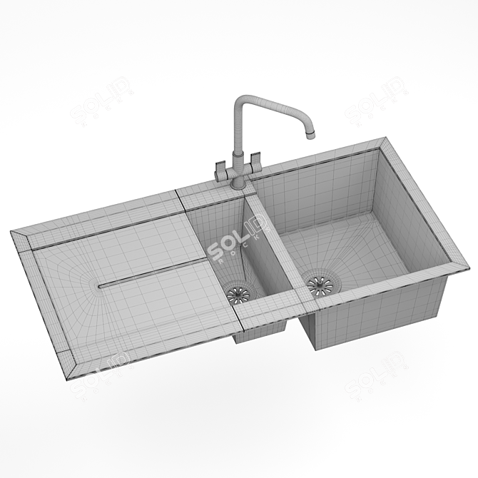 Rangemaster Scoria Sink Model - 3D_assets 3D model image 7
