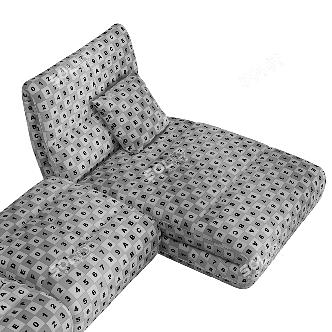 Modern Modular Pongo Sofa Set 3D model image 7