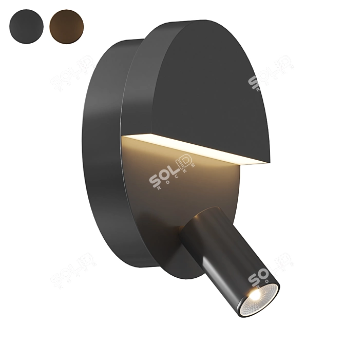  Arnsberg Mario Bronze Wall Sconce 3D model image 1