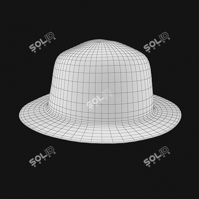 Straw Hat 3D model image 6