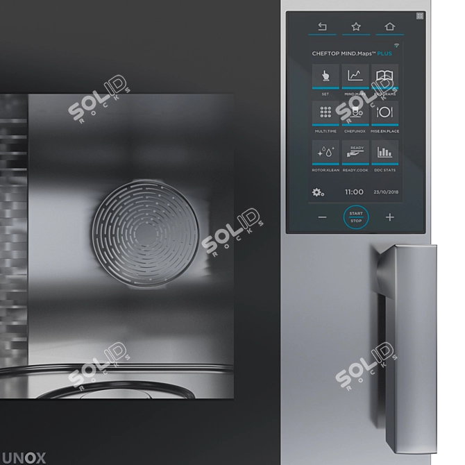 Unox Casa Superoven Model 1: 3D Rendered Kitchen Appliance 3D model image 3