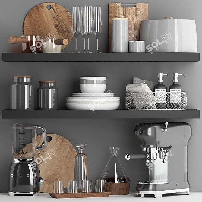 Ultimate Kitchen Tool Collection 3D model image 1