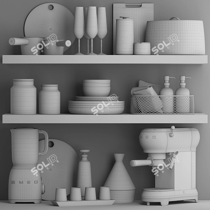 Ultimate Kitchen Tool Collection 3D model image 4