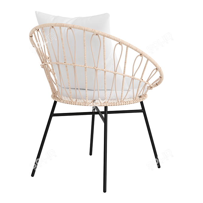 Rattan Patio and Garden Furniture Kit 3D model image 4