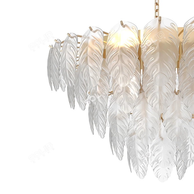 "L'Arte Luce Novida Chandelier 3D model image 2