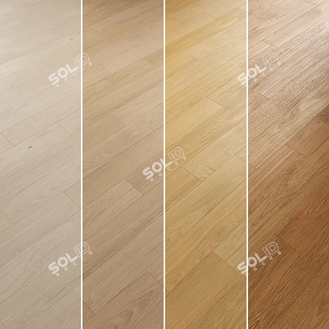 Oak Parquet Collection Bundle 3D model image 2