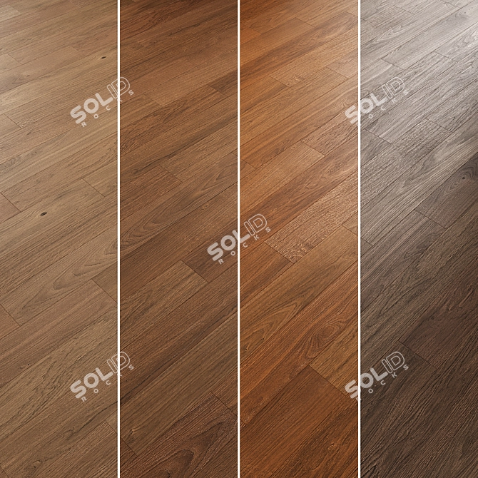 Oak Parquet Collection Bundle 3D model image 3