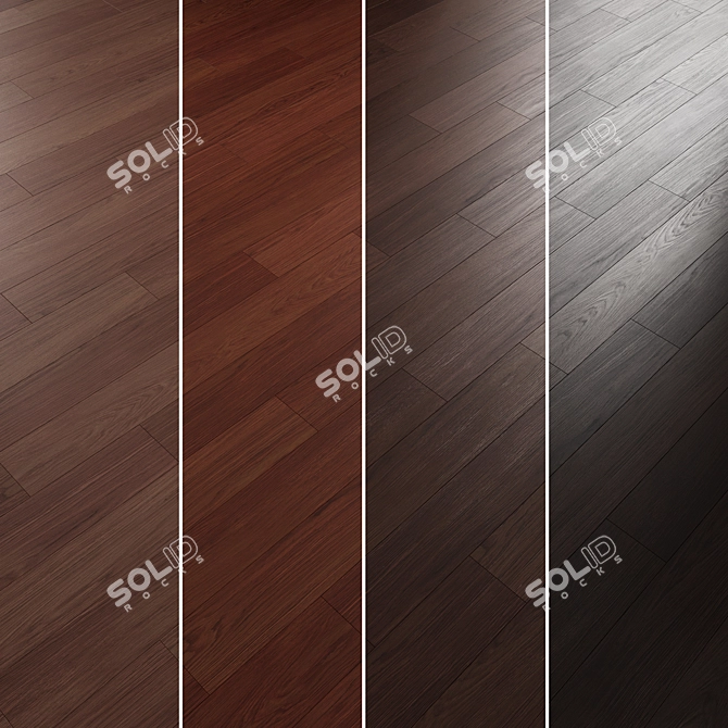 Oak Parquet 033 Collection 3D model image 4