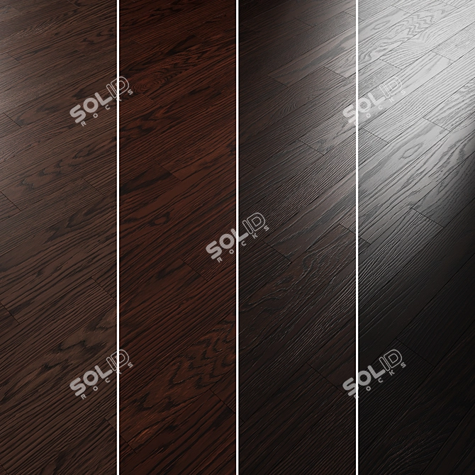  Oak Parquet Flooring Collection 3D model image 4