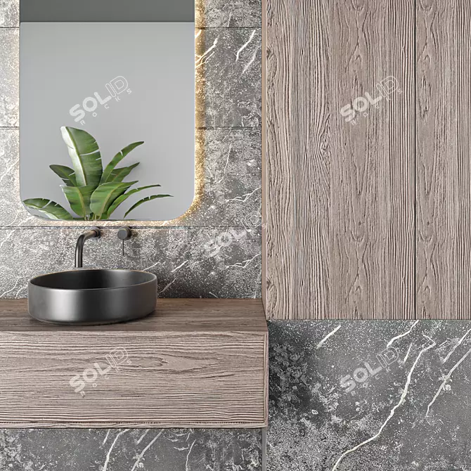 Bathroom Set 3D Model Collection 3D model image 4