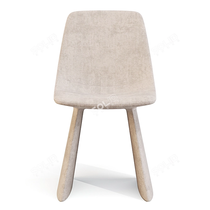 Bonaldo Agea Design Dining Chair 3D model image 4
