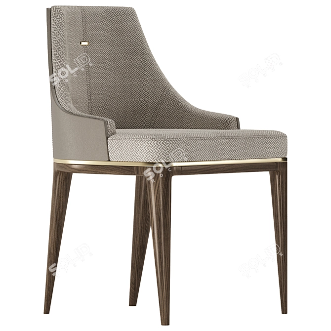 Modern Dining Chair Furniture Set 3D model image 1