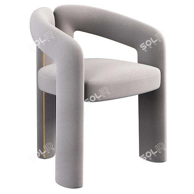 Modern 3D Model Chair Design 3D model image 2