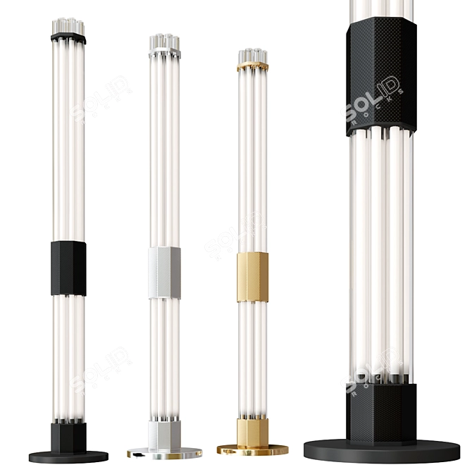  Sleek Modern Floor Lighting 3D model image 1