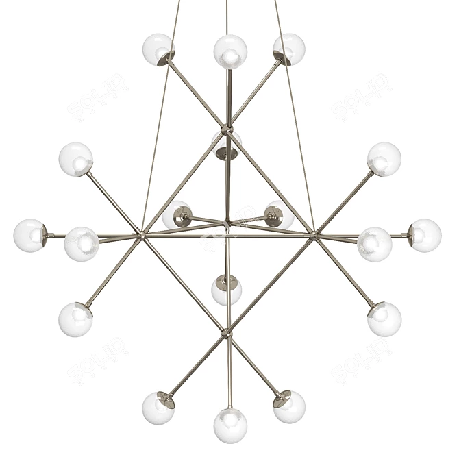 Sonneman Proton Beta LED Pendant 3D model image 3