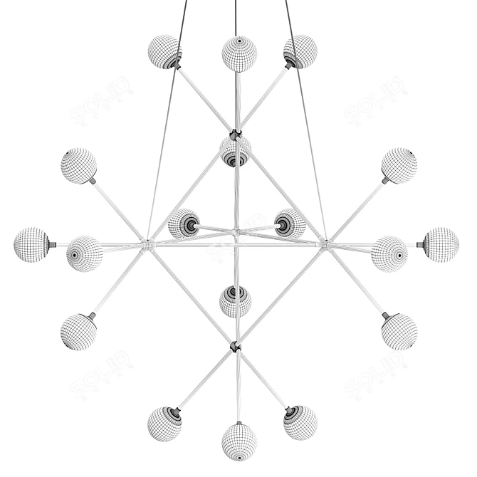 Sonneman Proton Beta LED Pendant 3D model image 1