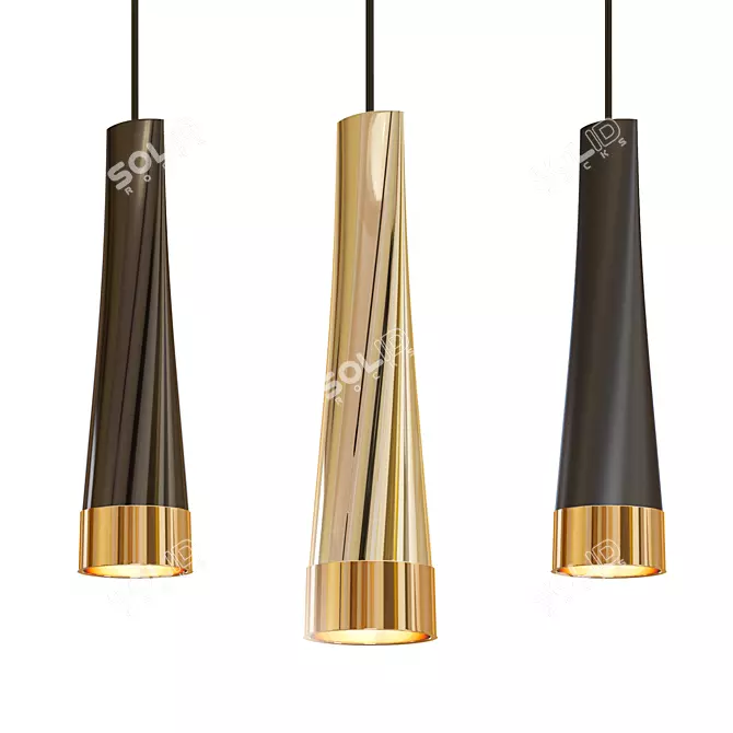 Hermes Light: Elegant Modern Design 3D model image 1