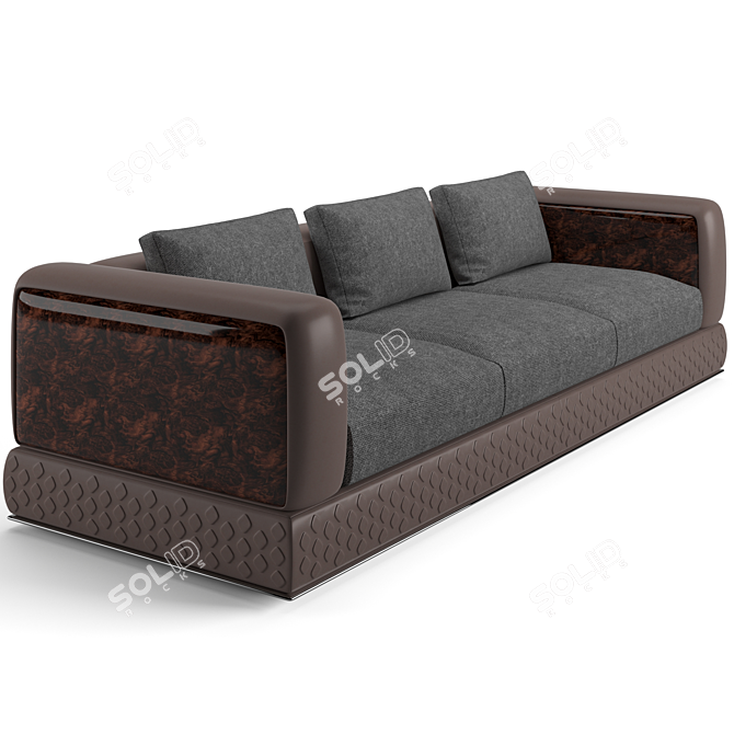 Luxurious Bentley Home Westbury Sofa 3D model image 4