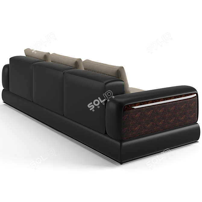 Luxurious Bentley Home Westbury Sofa 3D model image 6