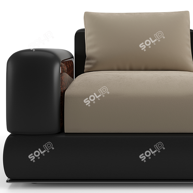 Luxurious Bentley Home Westbury Sofa 3D model image 7