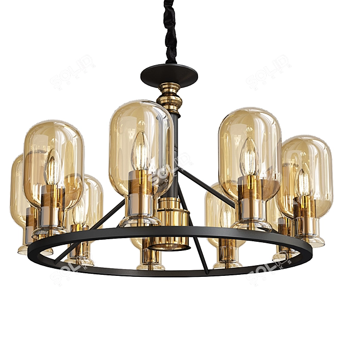Modern Gast Light Fixture 3D model image 1