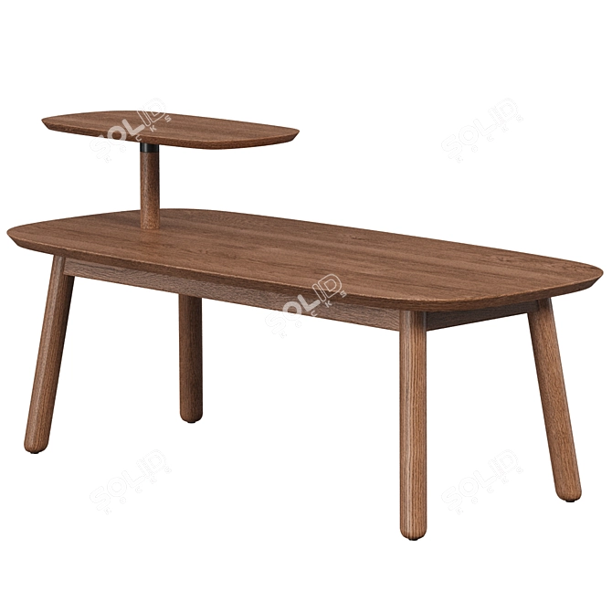 Swivo Coffee Table Umbra 120x56x62cm 3D model image 1