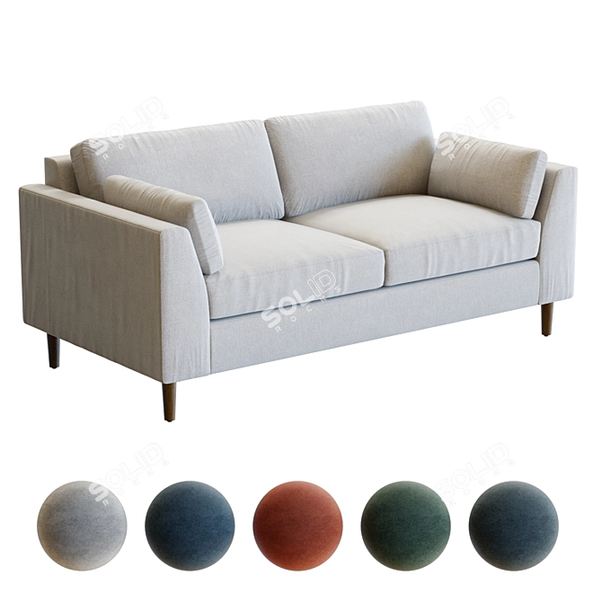 Avondale 73" Sofa 3D Model 3D model image 1