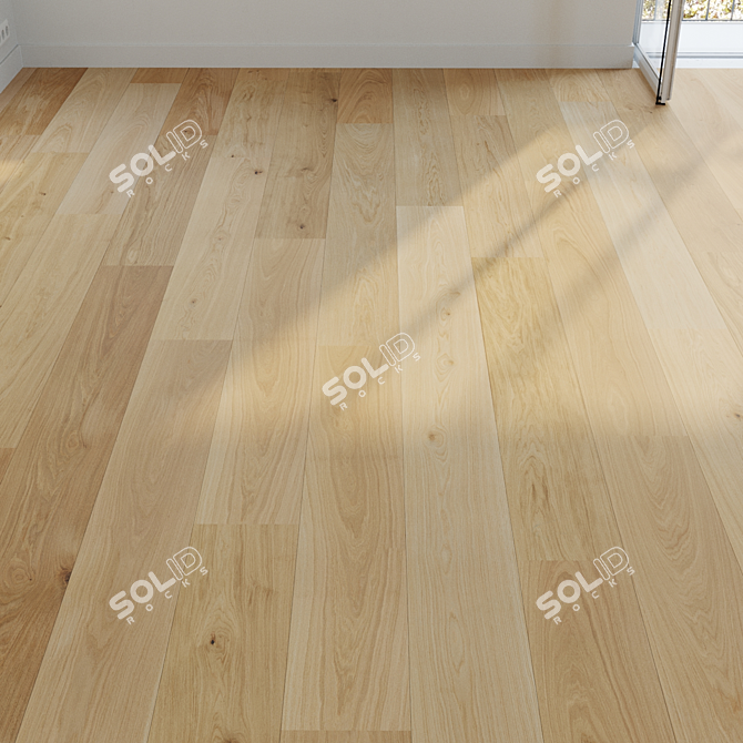 Oak Parquet Super Bundle 8K 3D model image 7