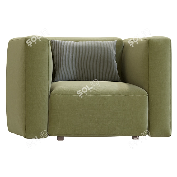 Modern Prostoria Armchair Design 3D model image 1