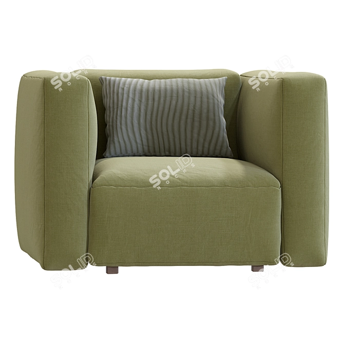 Modern Prostoria Armchair Design 3D model image 3