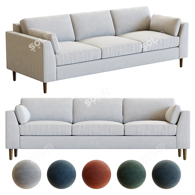 Avondale Grande Sofa 3D Model 3D model image 1