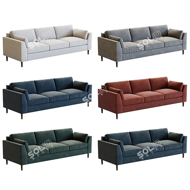 Avondale Grande Sofa 3D Model 3D model image 2