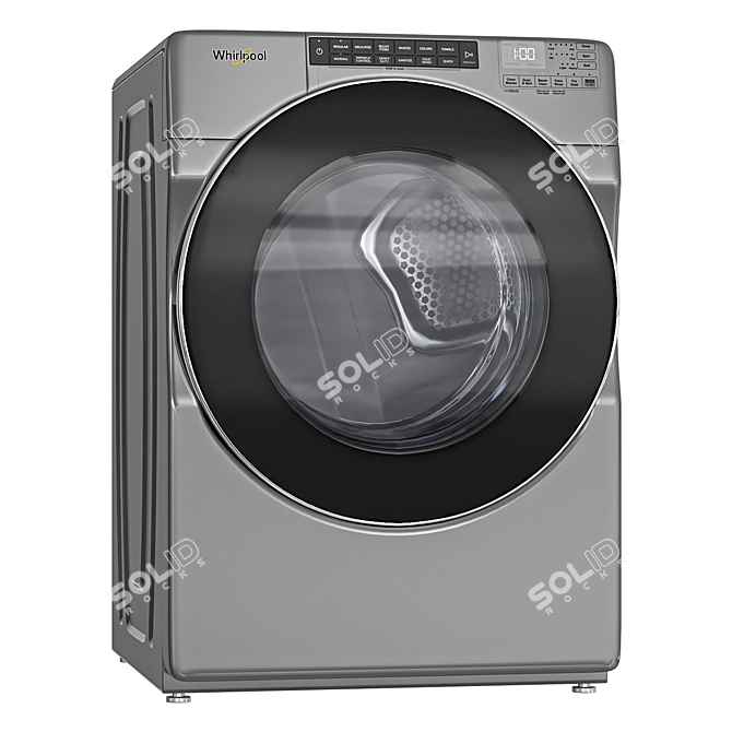 Whirlpool WFW6620HC Washer Dryer Set 3D model image 3