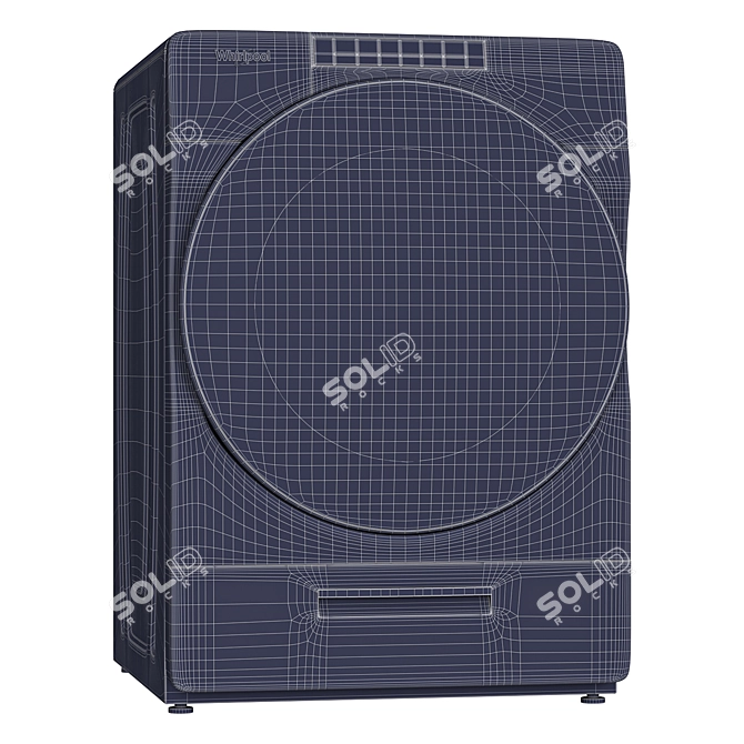 Whirlpool WFW6620HC Washer Dryer Set 3D model image 6